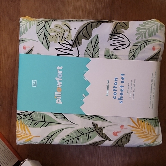 Pillowfort Bedding Pillowfort Botanical 0 Cotton Full Sheet Set